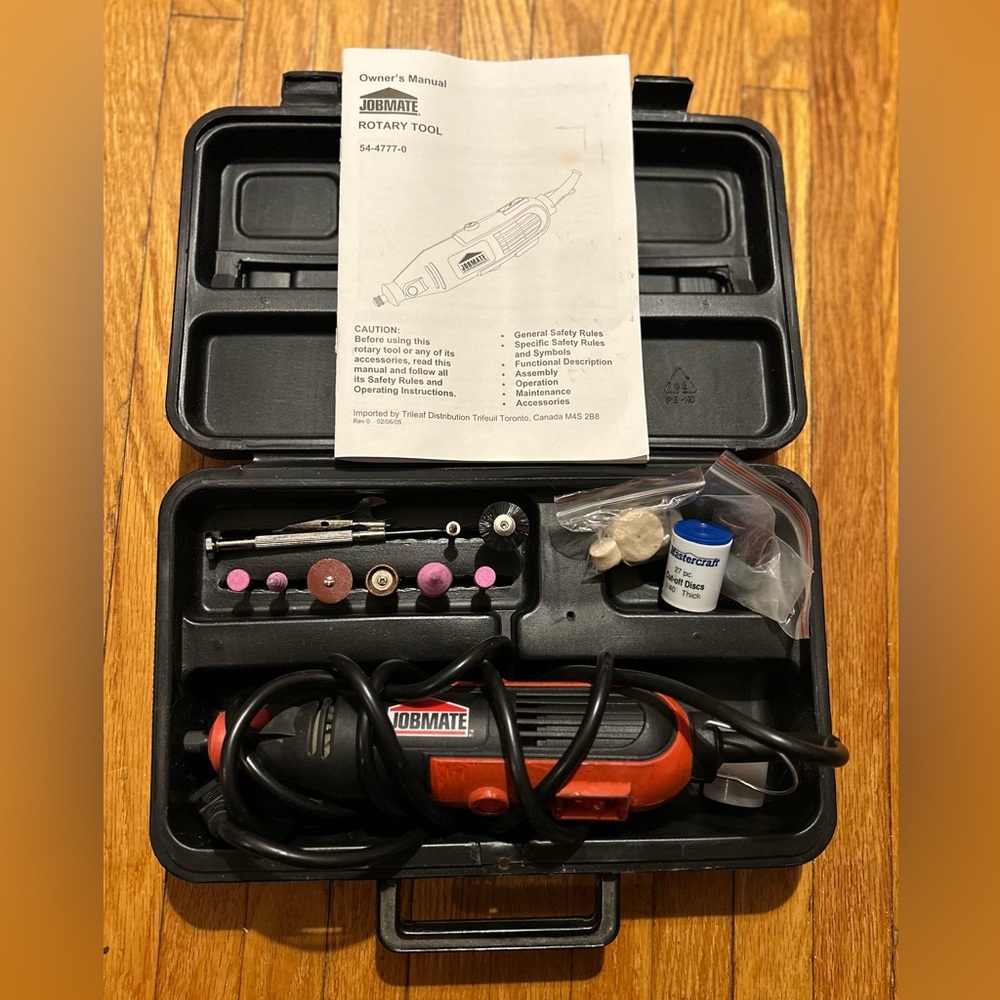 Jobmate Rotary Tool Kit with Accessories